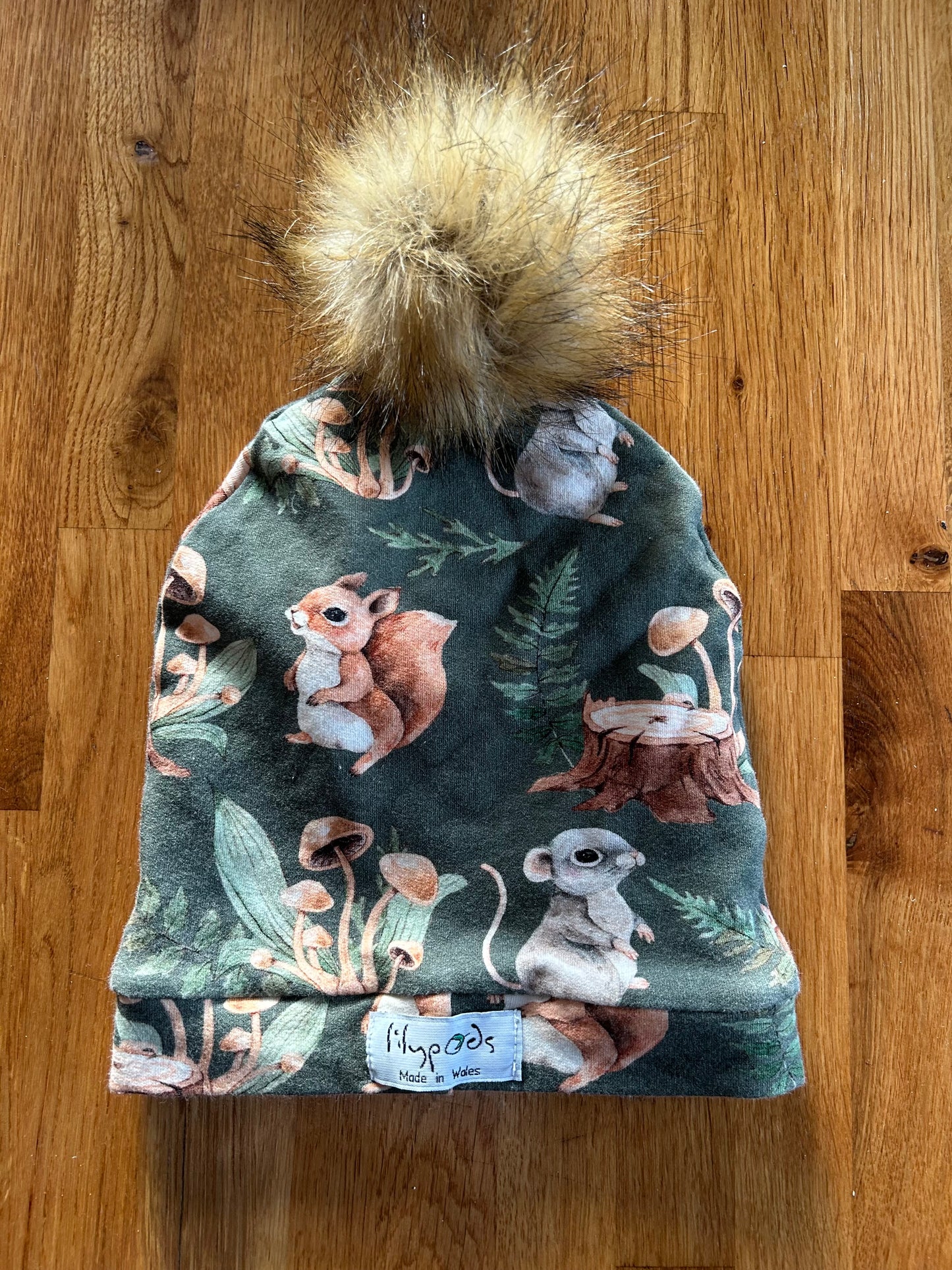 Squirrel hat   12-24m (80-92cm)