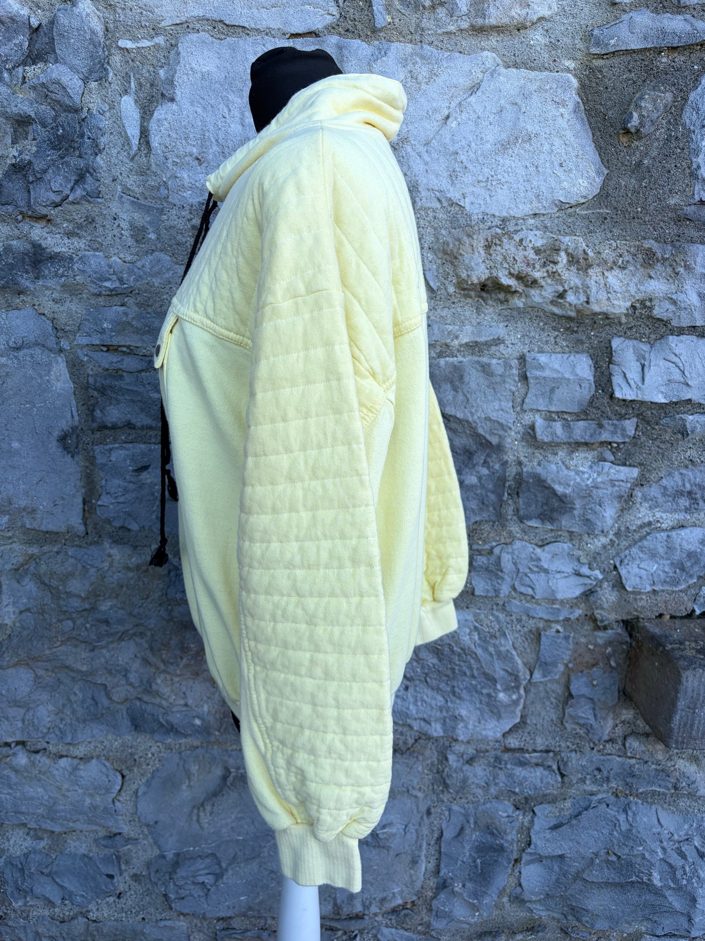 80s yellow sweatshirt uk 12-14
