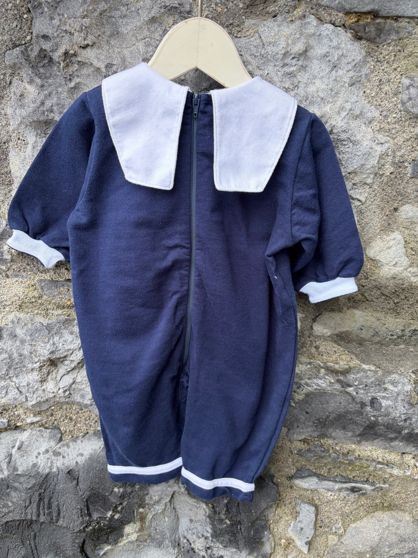 80s sailor navy onesie  3m (62cm)
