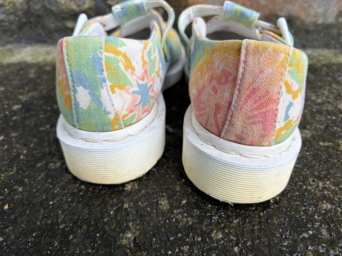 Tie-dye canvas shoes  uk 5 (eu 38)