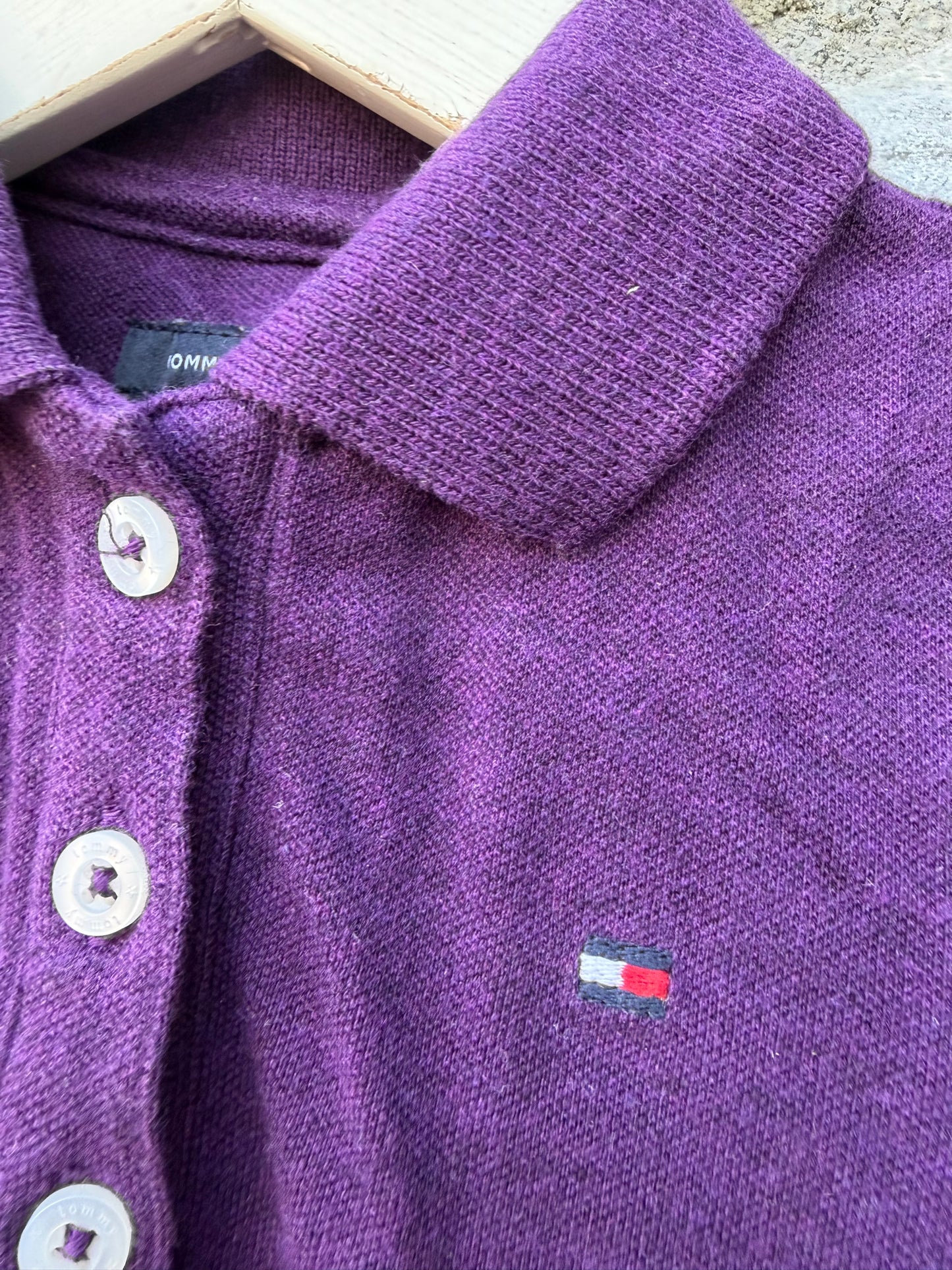 TH plum polo dress  6-9m (68-74cm)
