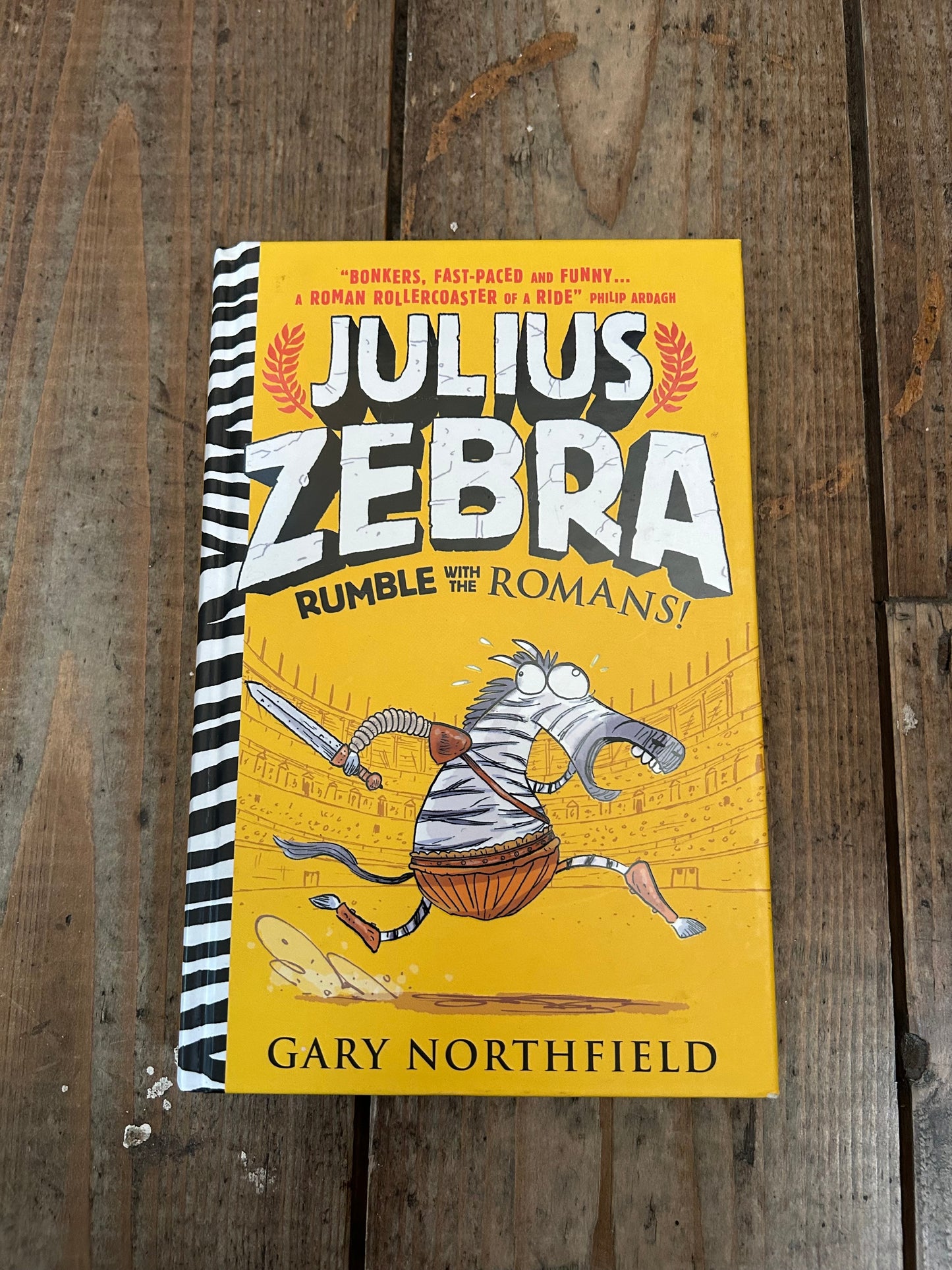 Julius Zebra rumble with the romans! By Gary Northfield