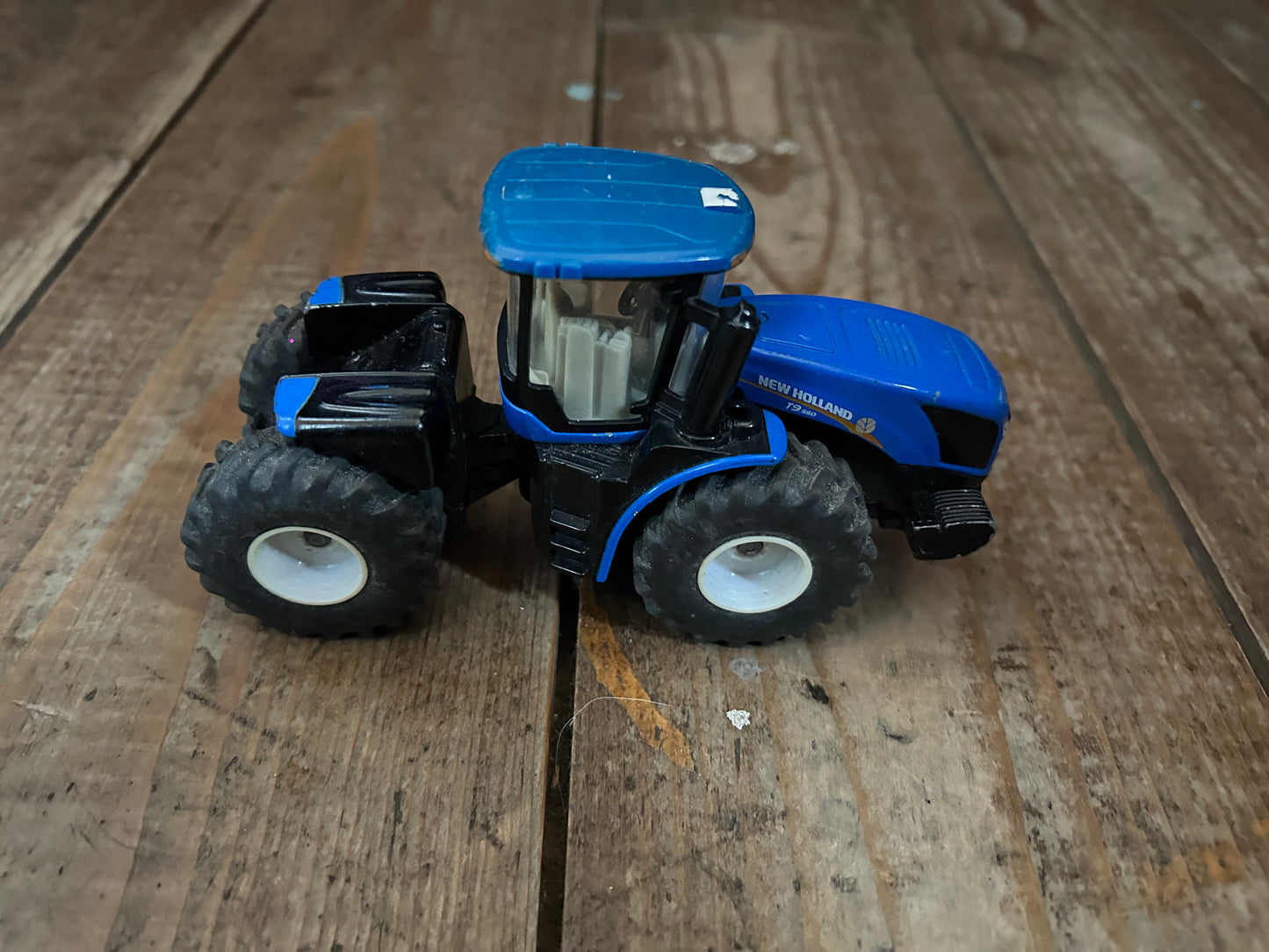 Blue tractor