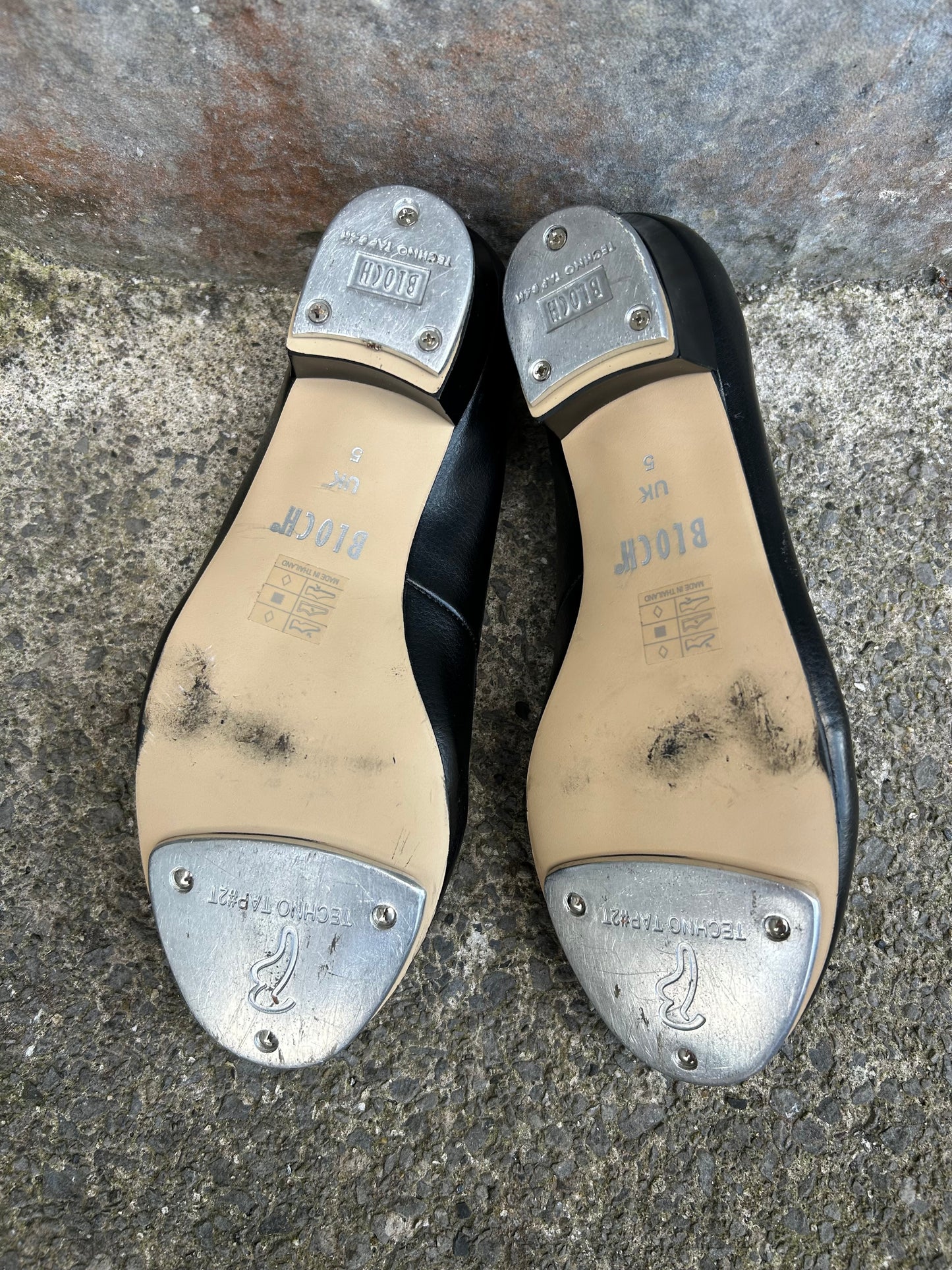 Black Timestep Tap Shoe   uk 5 (eu 38)