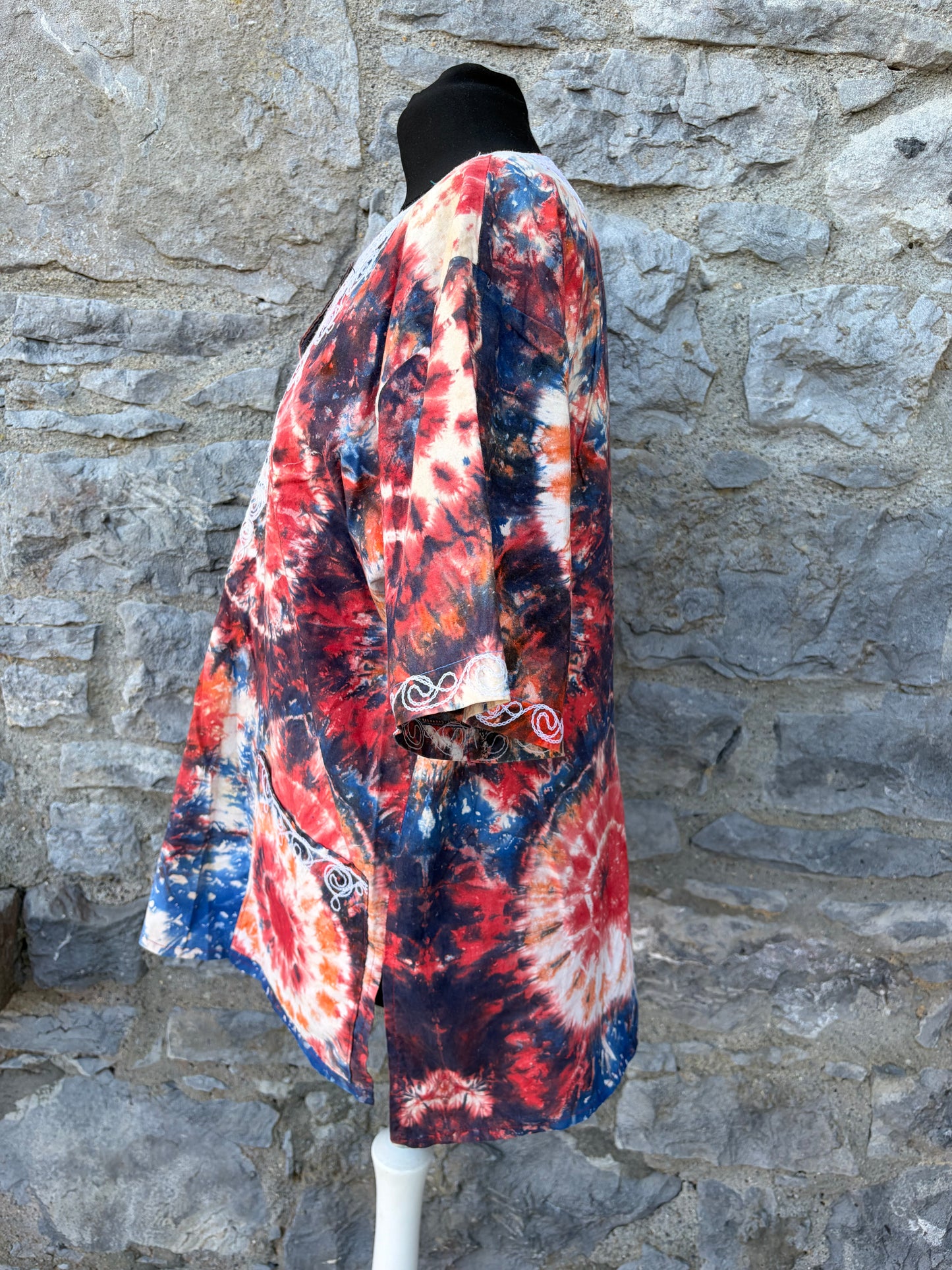 90s tie dye top Medium