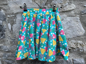 Mountains blue skirt   5-6y (110-116cm)