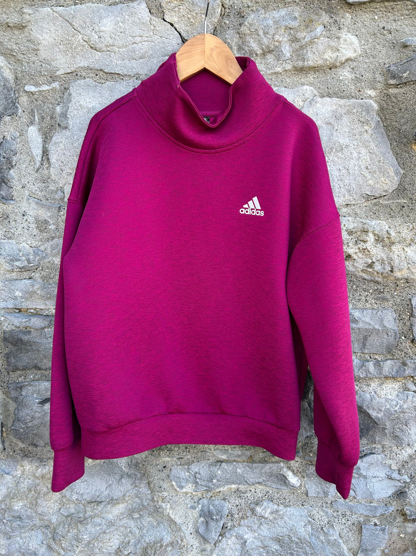 Pink melange sweatshirt  11-12y (146-152cm)