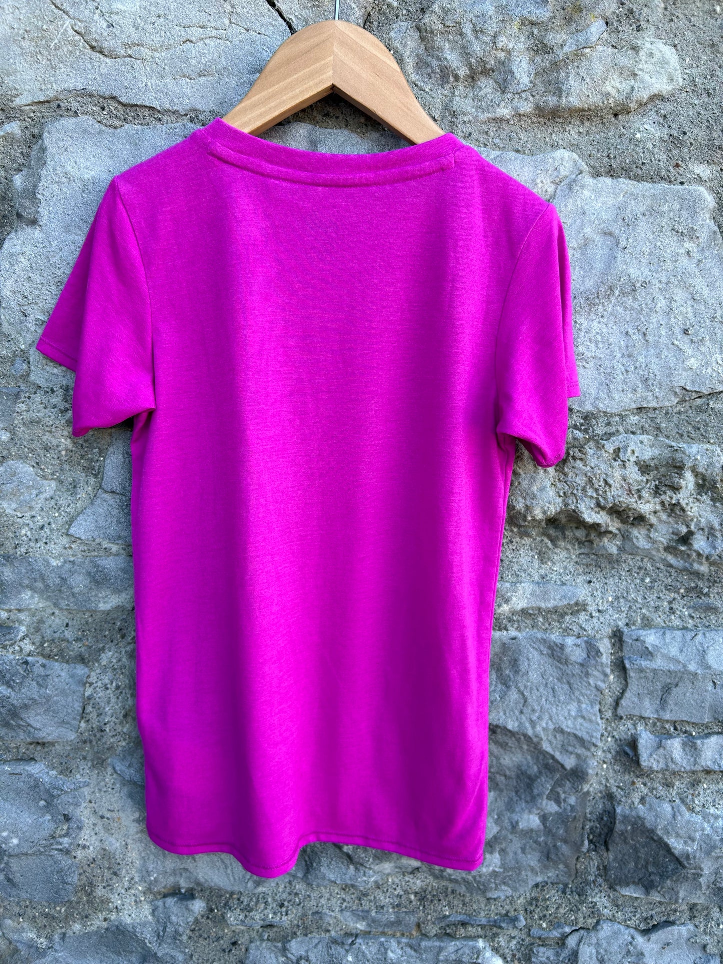 Pink logo T-shirt  9-10y (134-140cm)