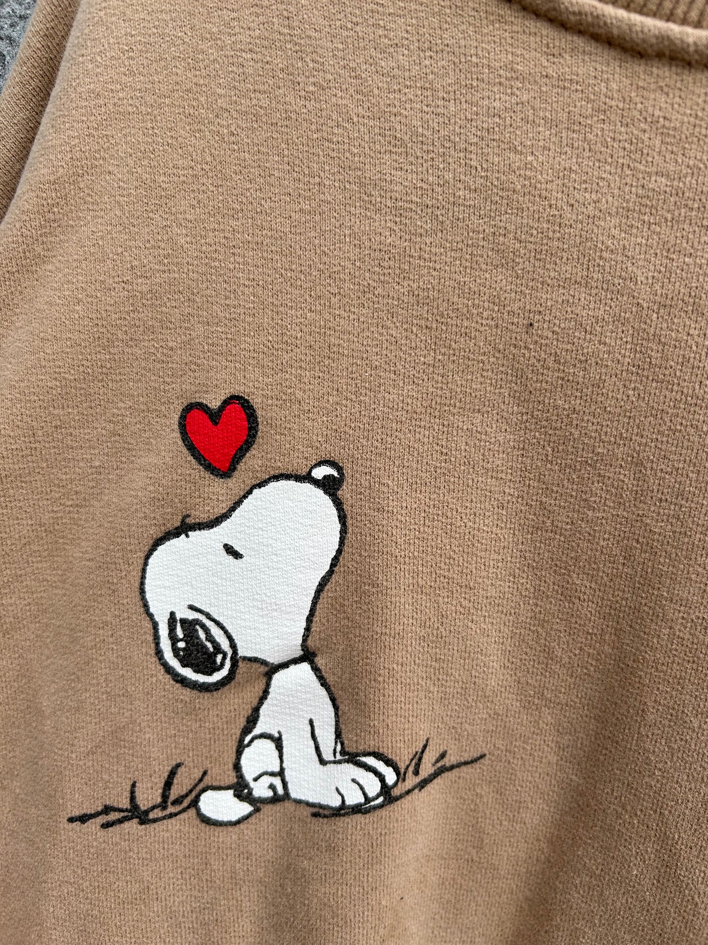 Peanuts brown tunic  11-12y (146-152cm)