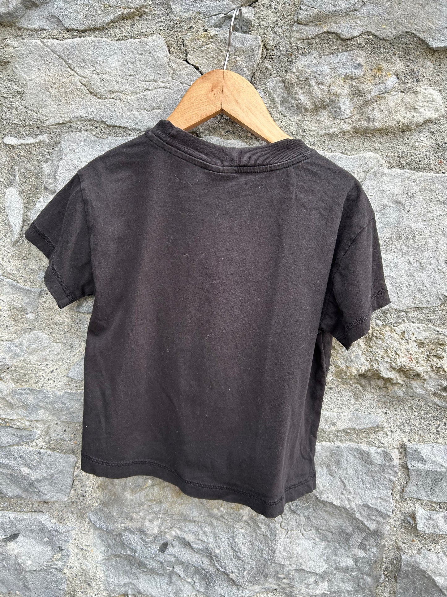 Logo black cropped top  7-8y (122-128cm)