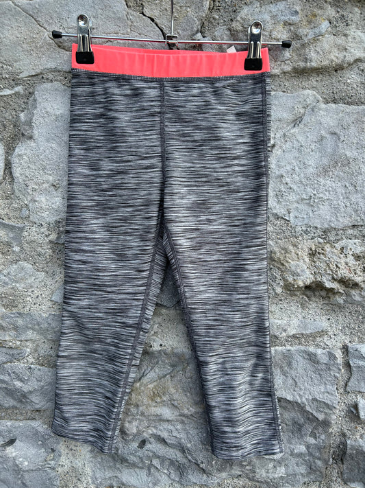 Grey cropped leggings  7-8y (122-128cm)
