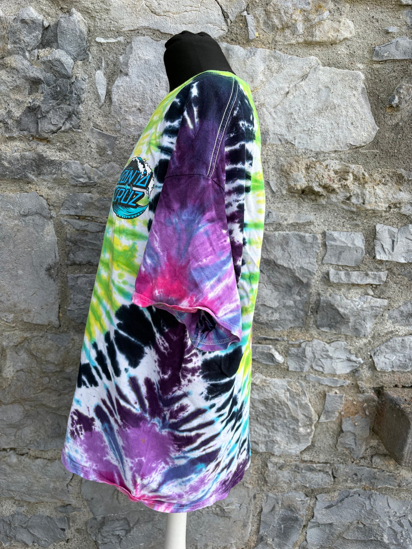 90s tie dye Sant Cruz T-shirt XL