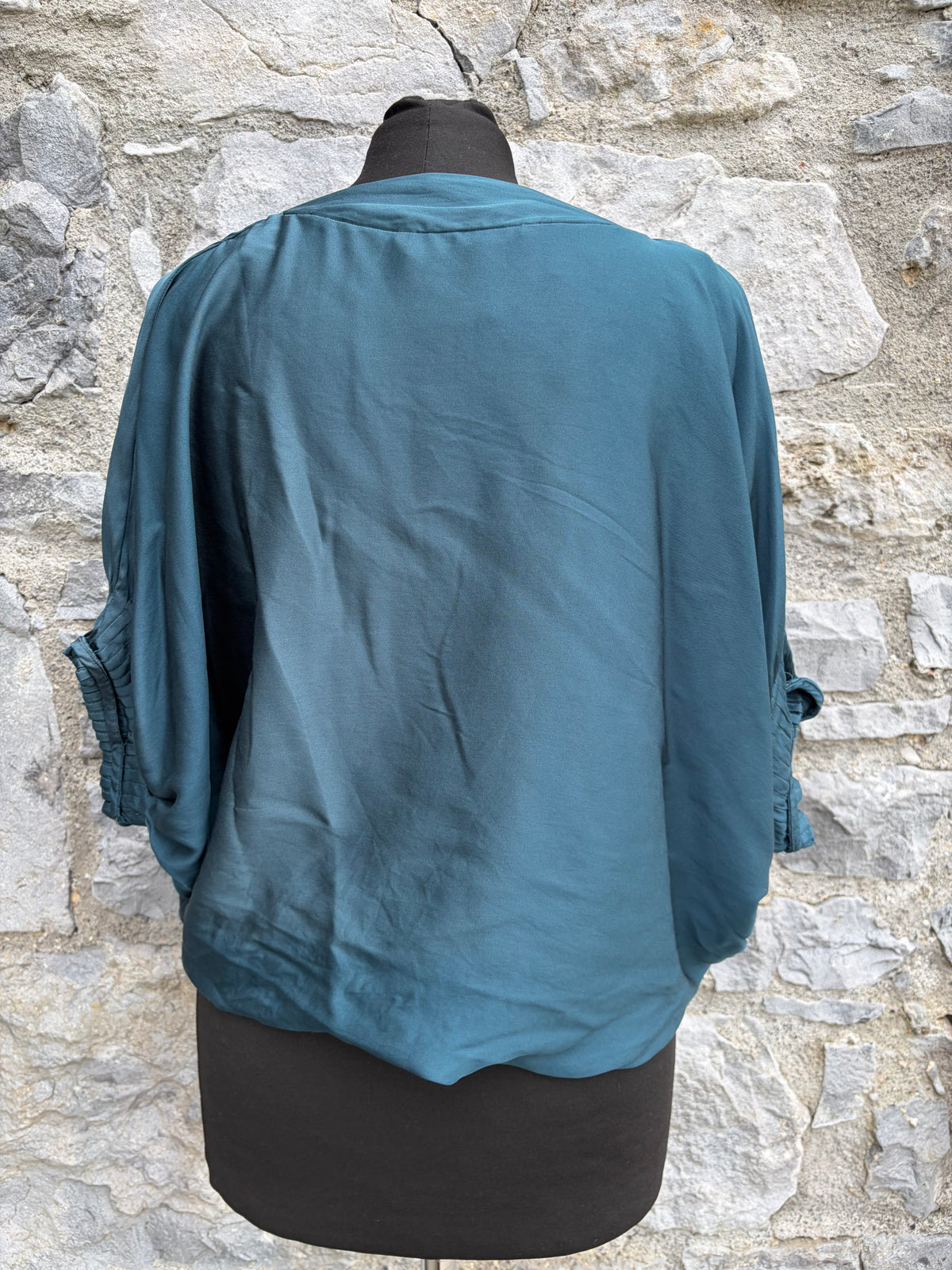 DVF Petrol silk top uk 10-12
