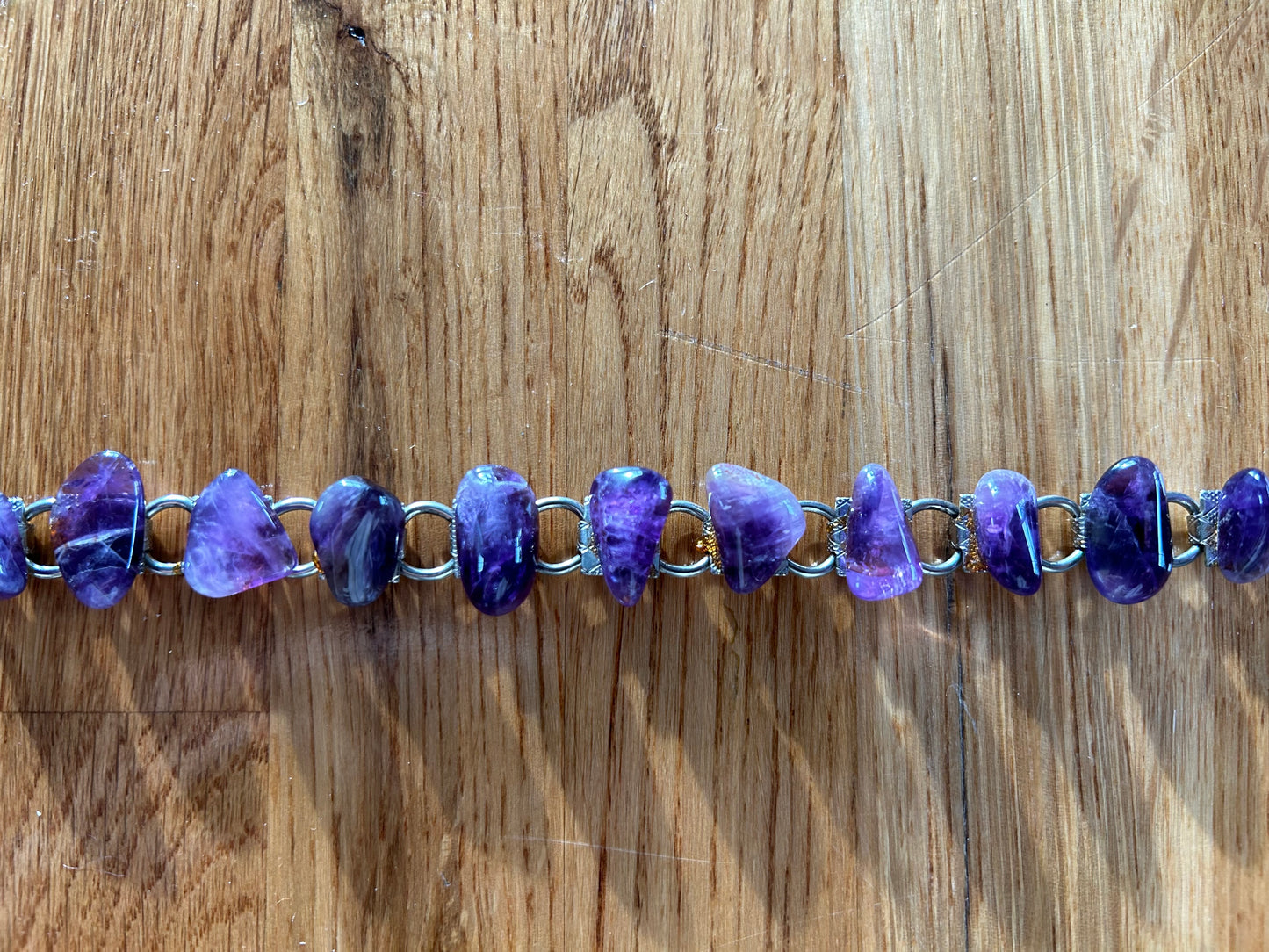 Amethyst bracelet