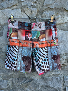 Y2K patchwork shorts 5-6y (110-116cm)