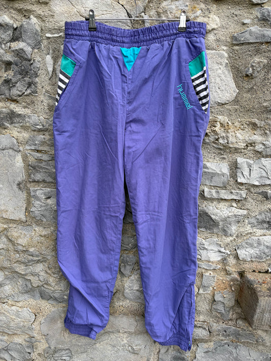 80s purple track pants Large