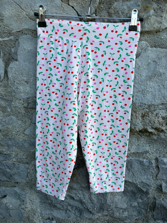 Cherries short leggings  9-10y (134-140cm)