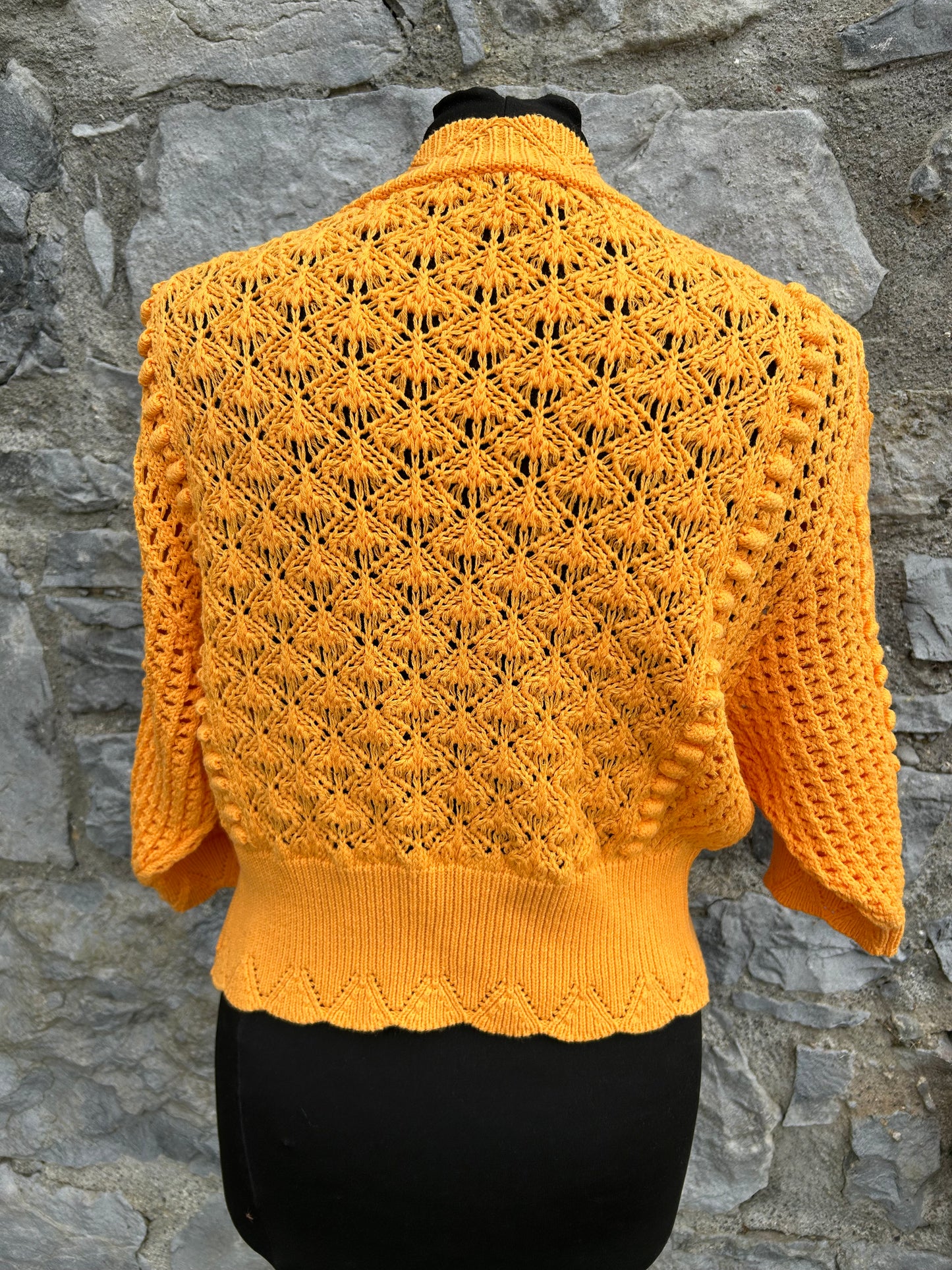 Orange cardigan uk 10-12