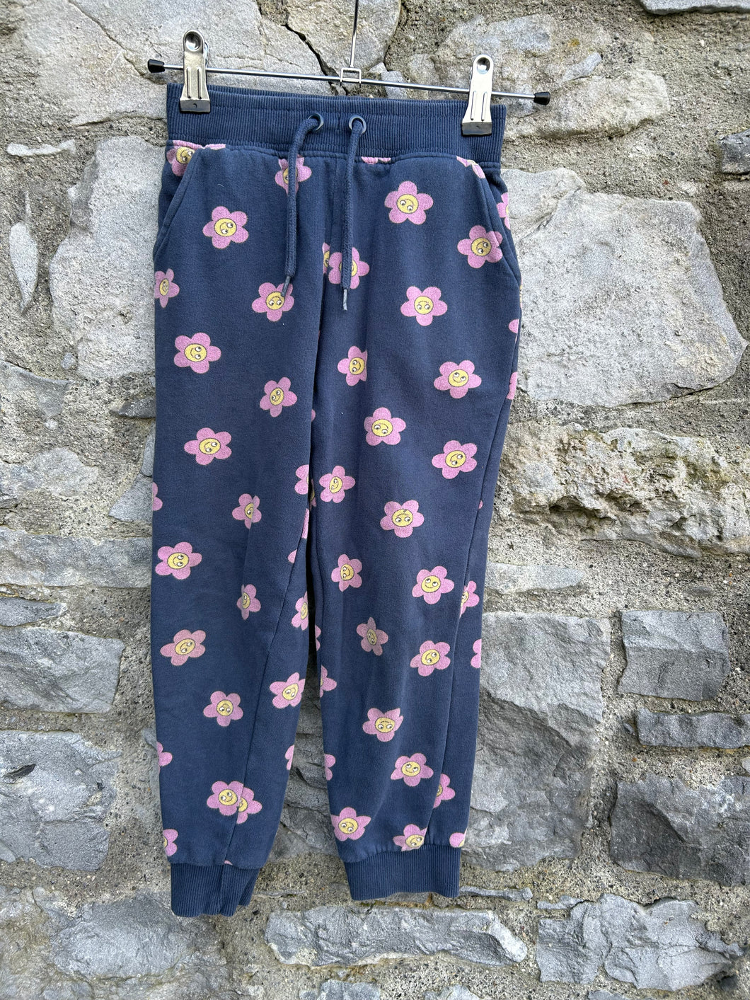 Happy flowers navy pants 5-6y (110-116cm)