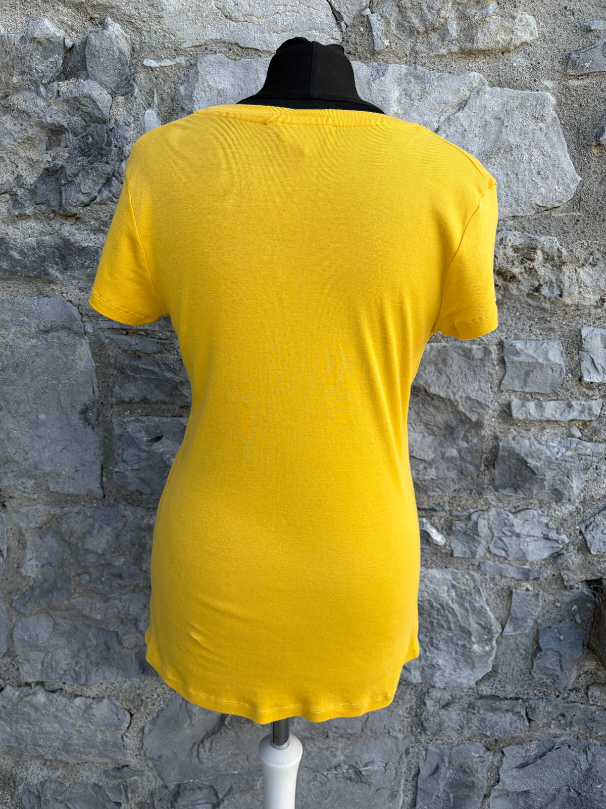 90s skier yellow T-shirt uk 8