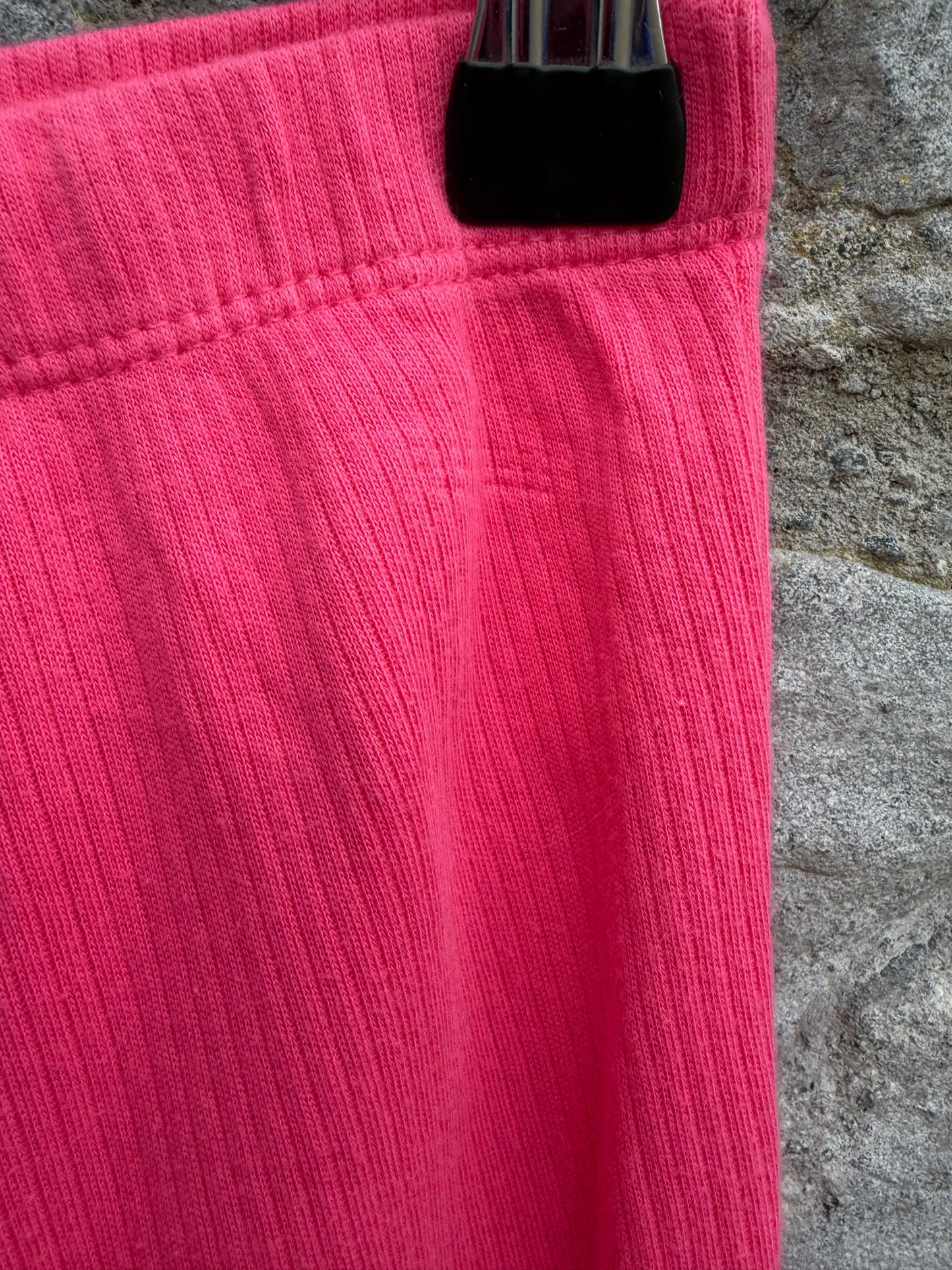 Pink ribbed flares  5-6y (110-116cm)