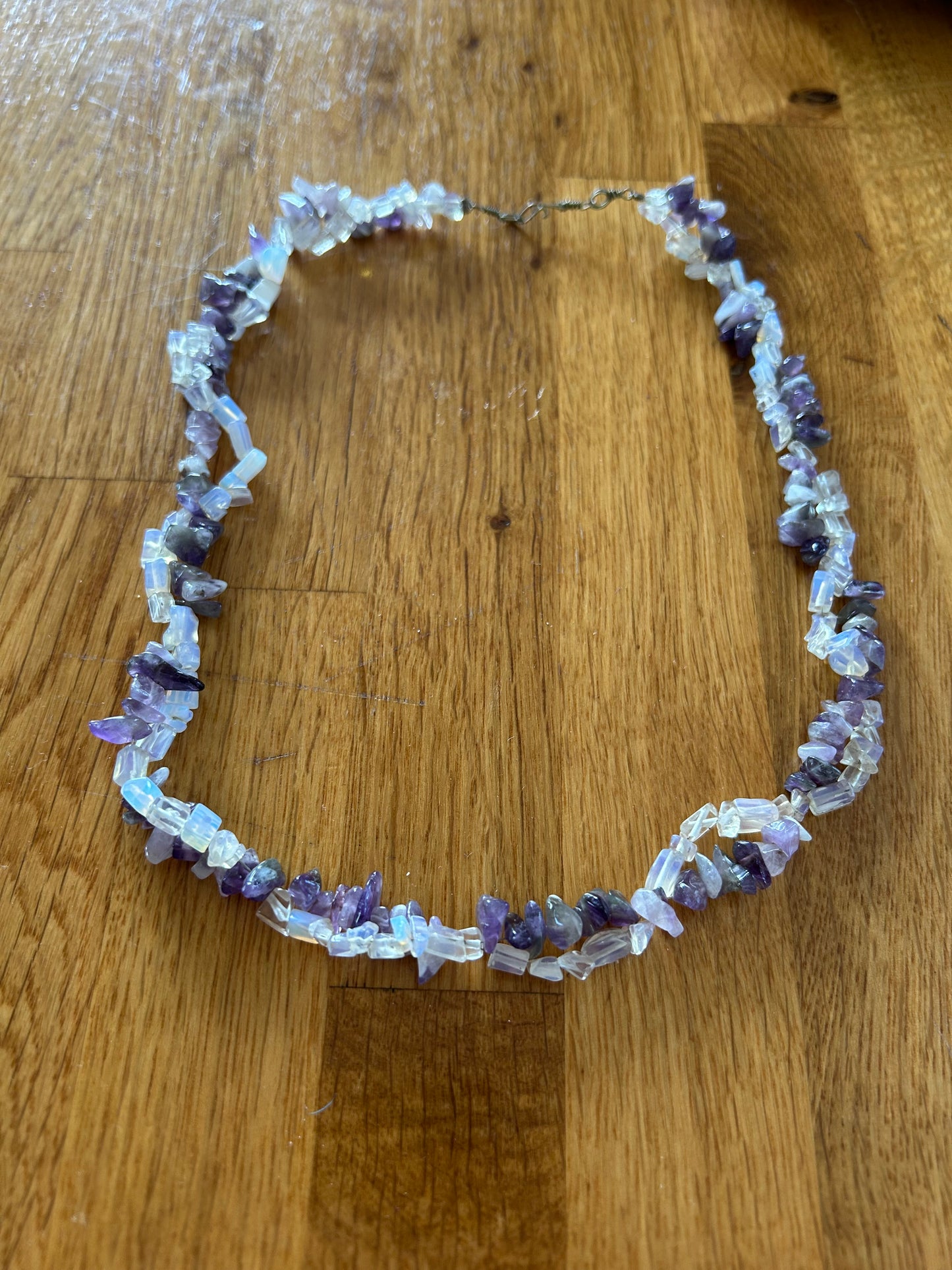 Quartz Amethyst necklace