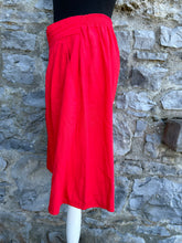 Load image into Gallery viewer, 80s red culottes uk 8
