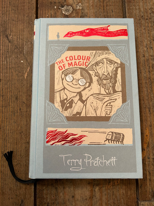 The colour of magic by Terry Pratchett