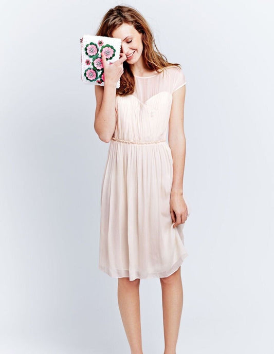 Powder pink dress uk 12