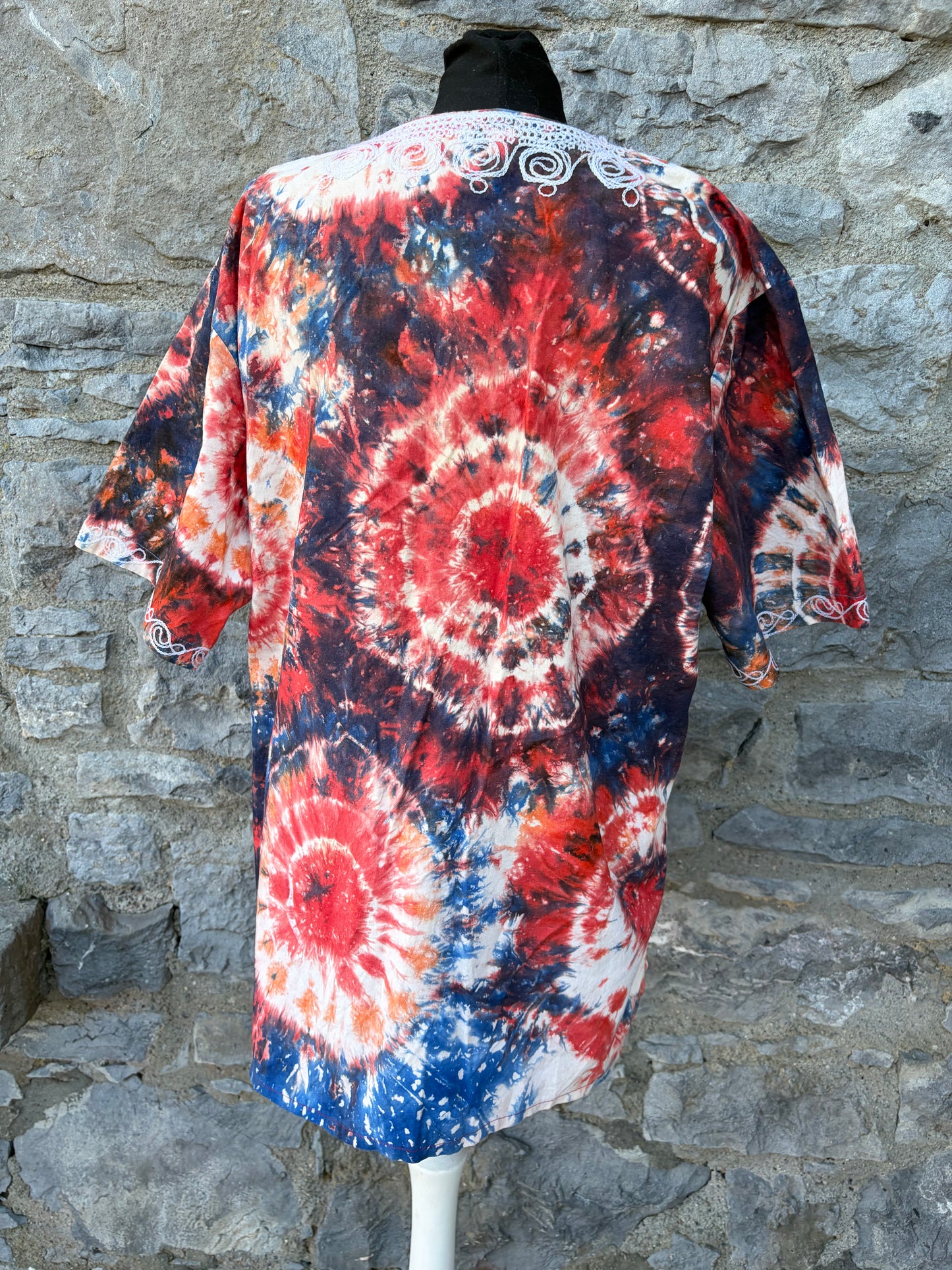 90s tie dye top Medium
