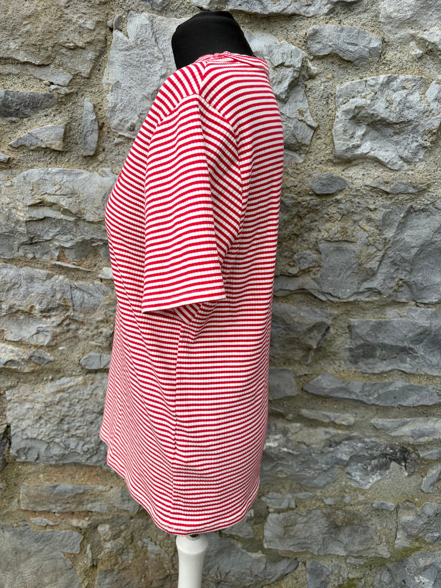 Red stripy T-shirt uk 12-14