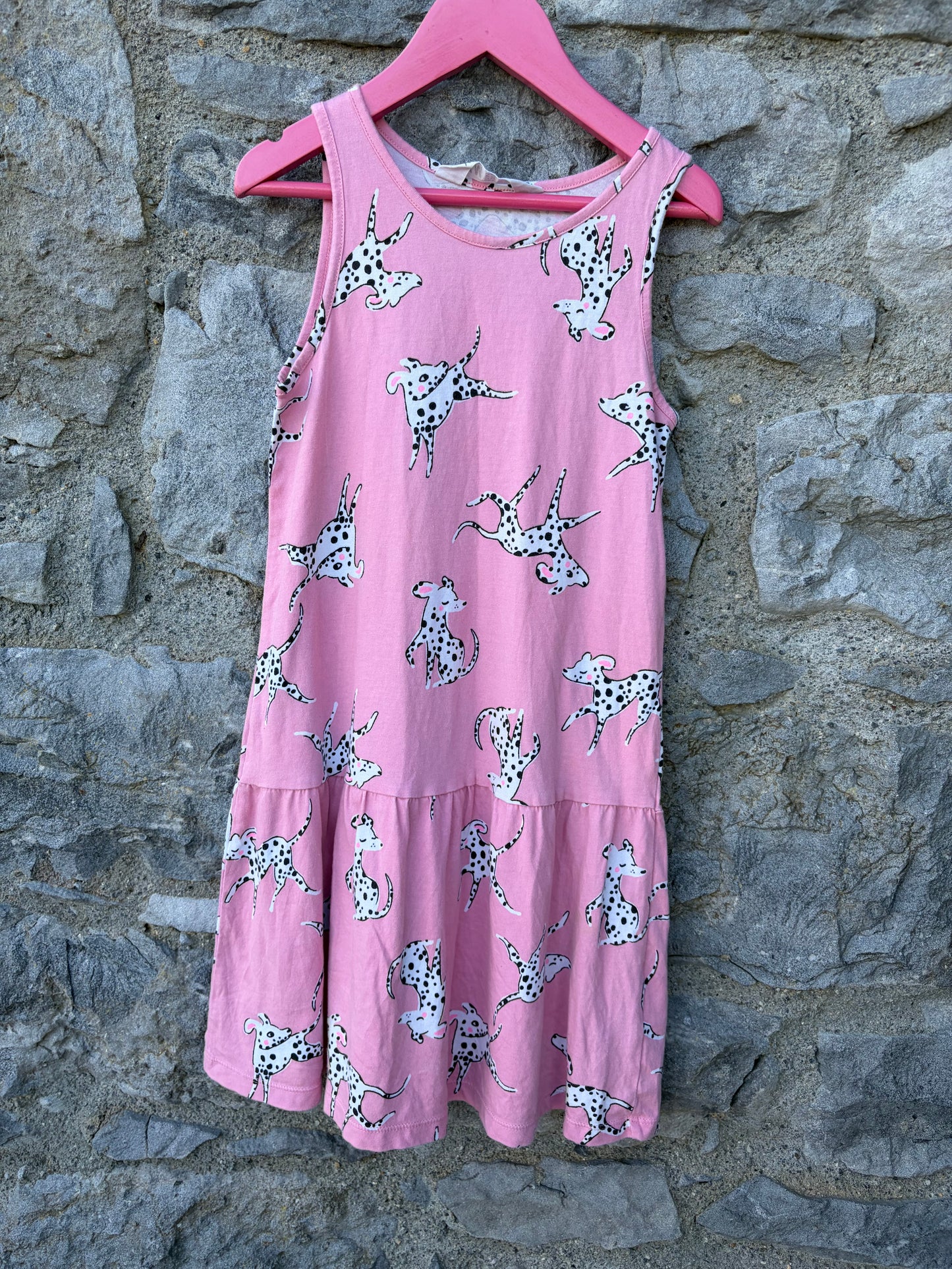 Dalmatians pink dress 7-8y (122-128cm)