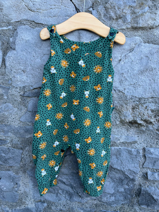 Animals dotty dungarees   3-6m (62-68cm)
