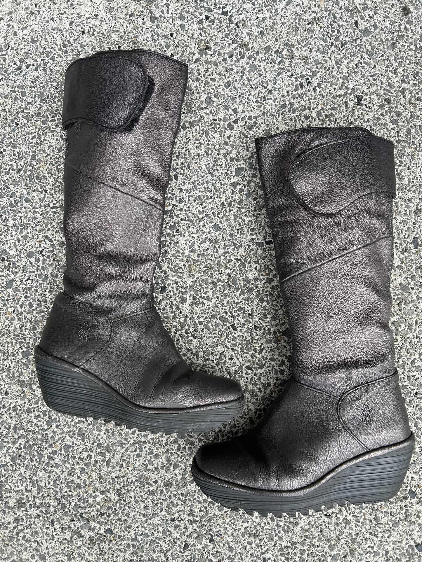 Shimmer brown boots  uk 5 (eu 38)