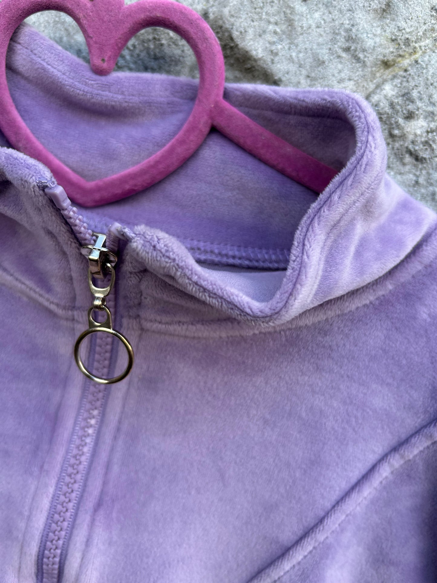 Purple velvet sweatshirt 11-12y (146-152cm)