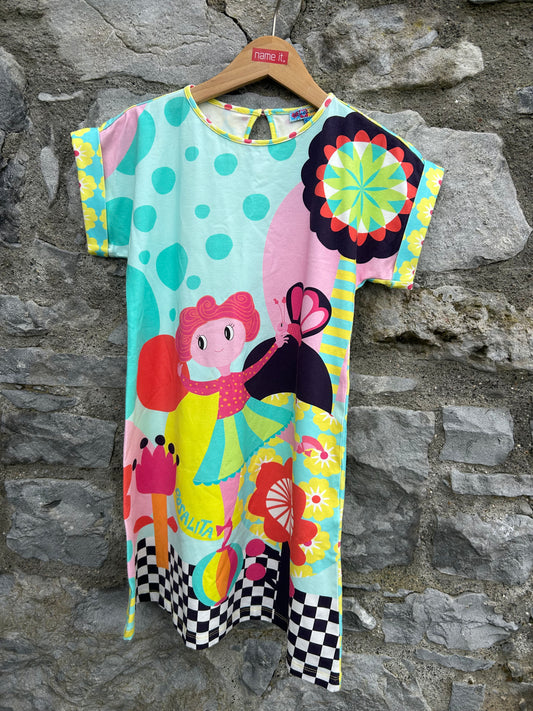 Acrobat blue dress  10y (140cm)