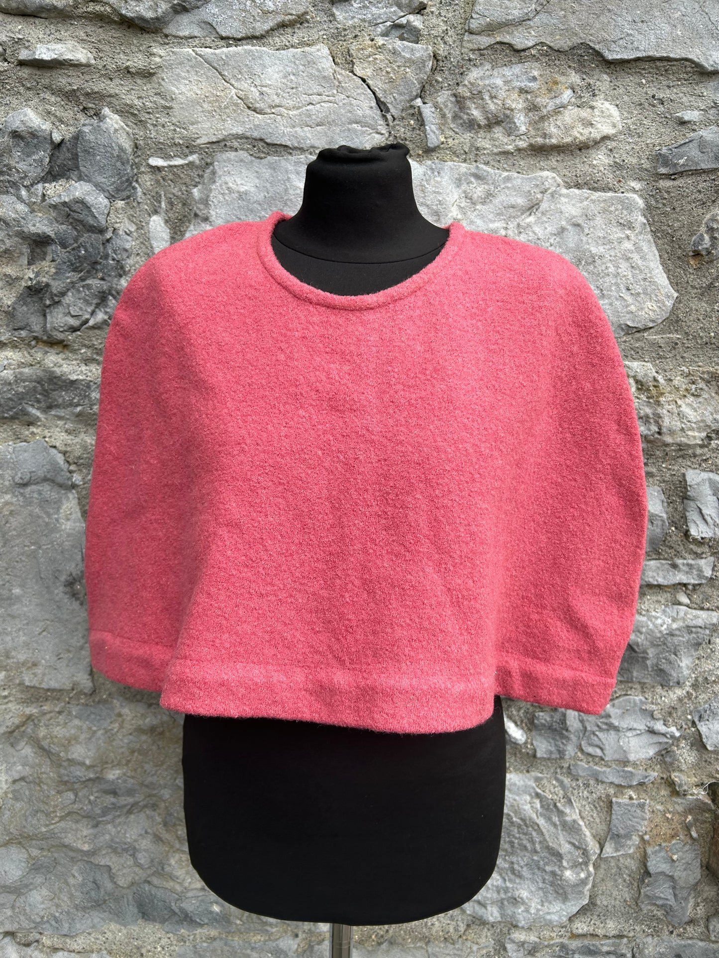 Woolly Coral poncho&scarf