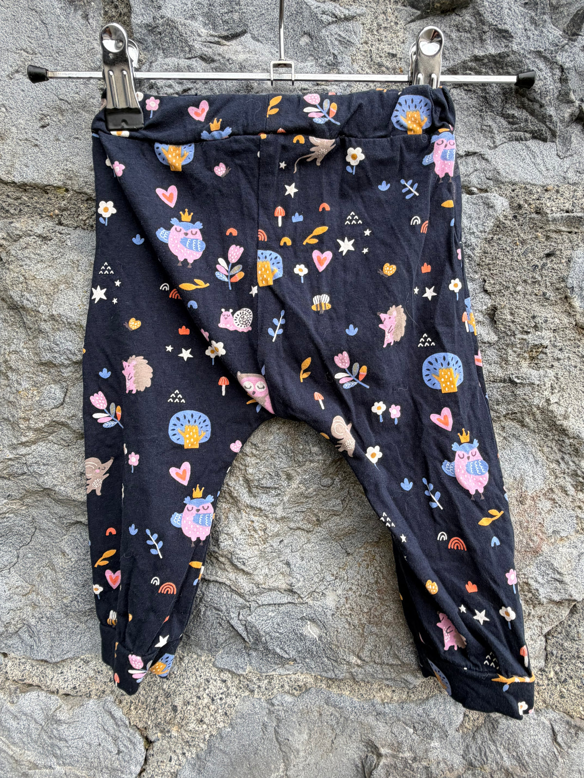 Woodland navy pants  6-9m (68-74cm)