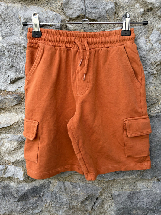 Orange shorts  7-8y (122-128cm)