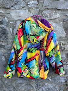 80s Abstract colourful jacket  8-9y (128-134cm)