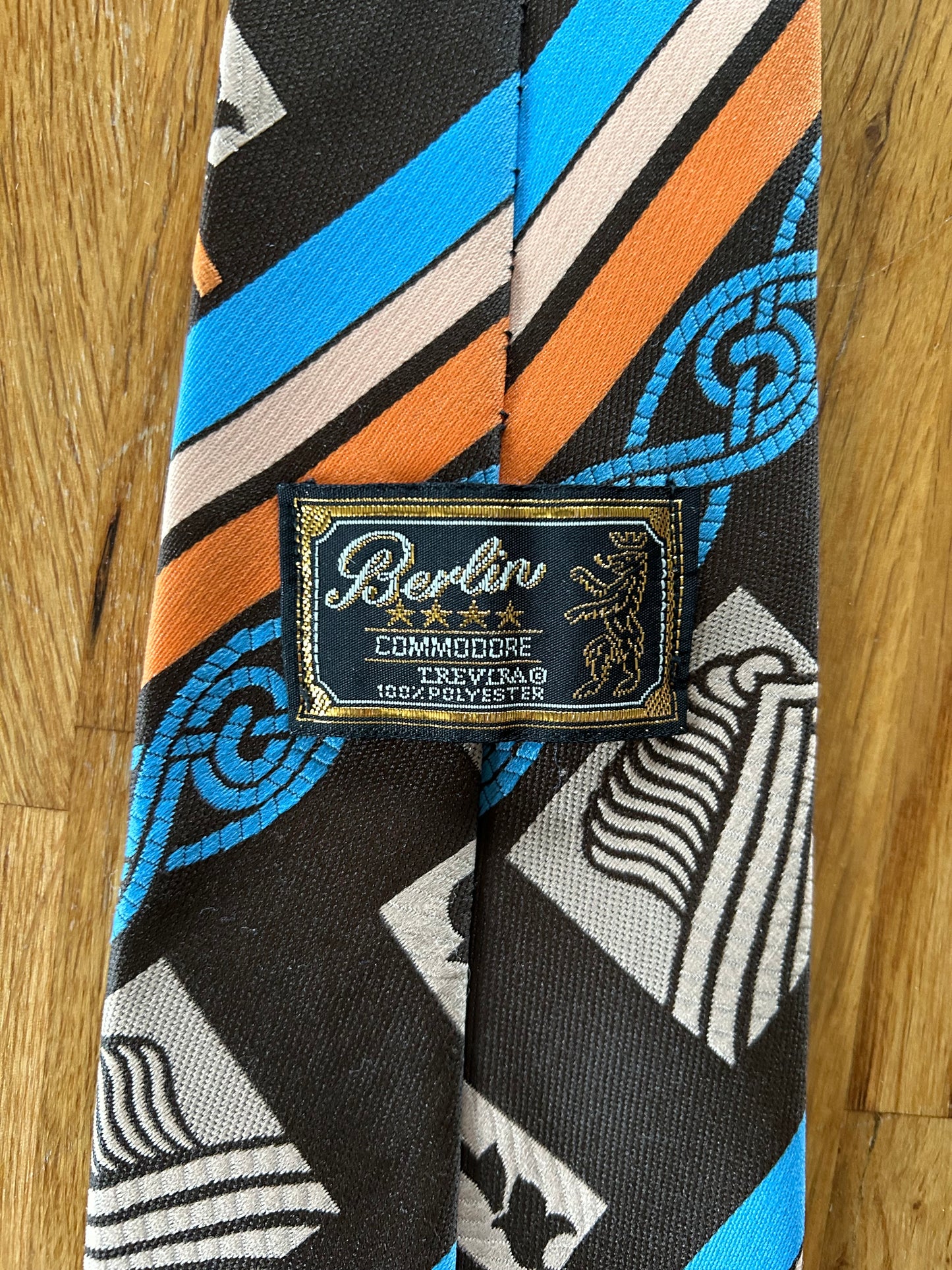 Celtic orange&blue tie