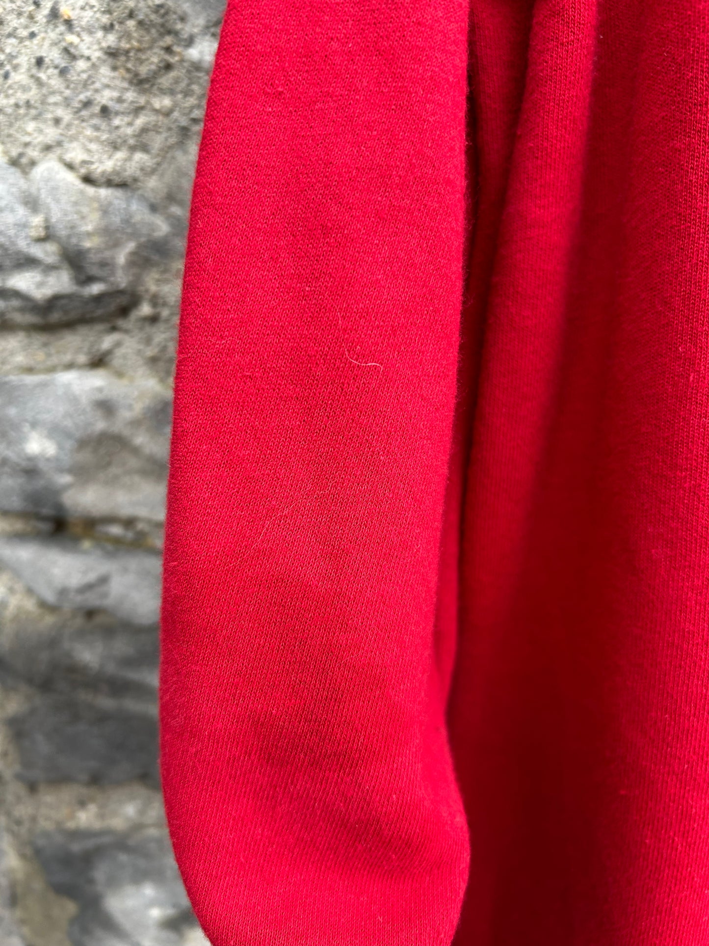 Christmas tree red sweat tunic 7-8y (122-128cm)