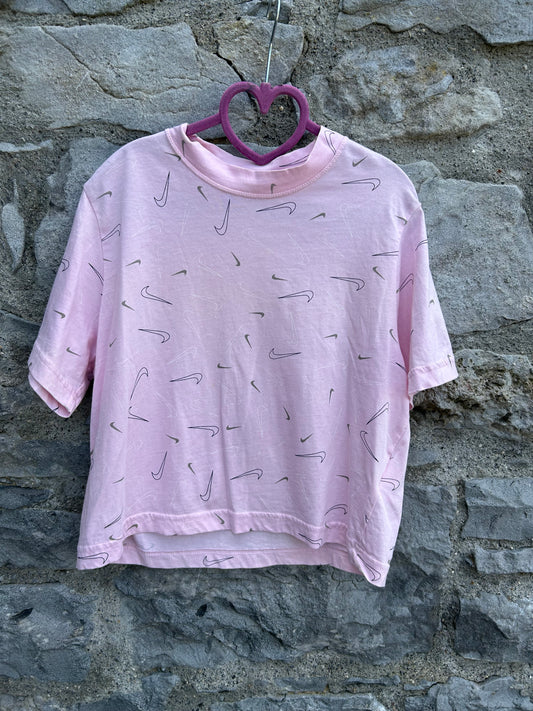 Pink logo T-shirt  8-9y (128-134cm)