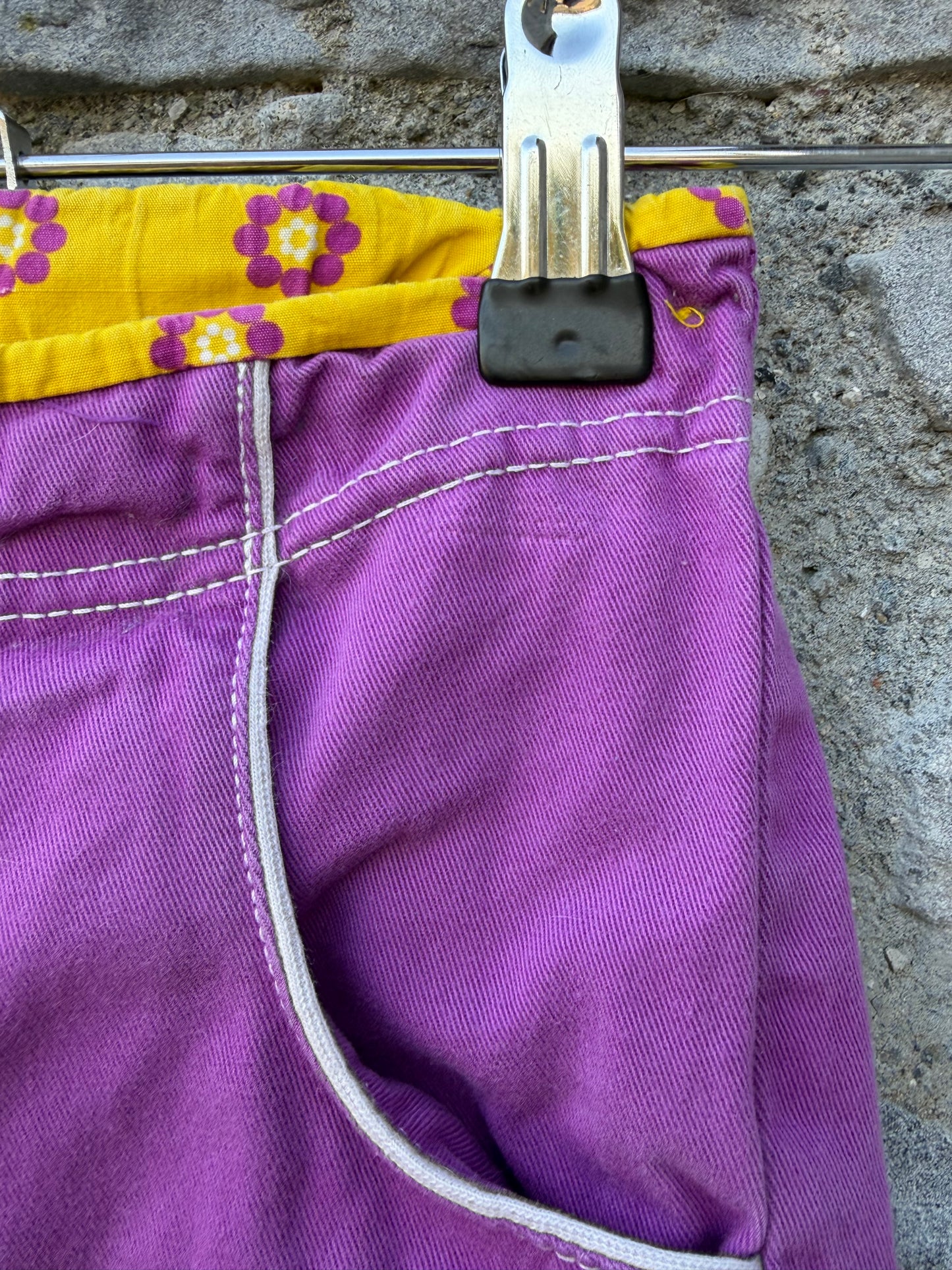 Purple baggy pants  12m (80cm)