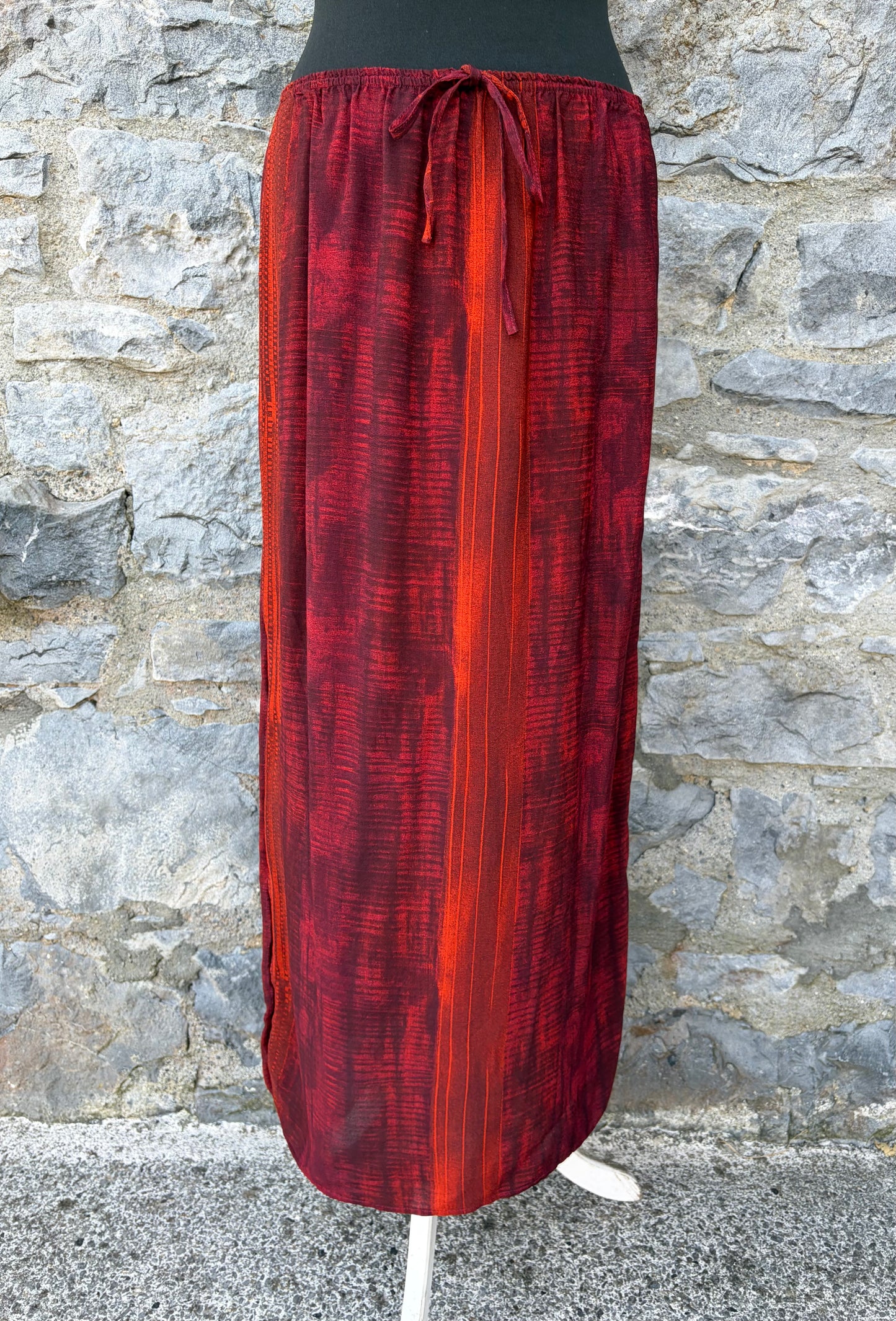 90s Rusty stripy skirt uk 10-12