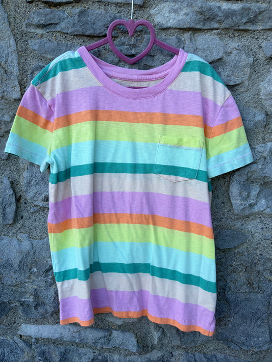 Colourful stripes T-shirt 9-10y (134-140cm)
