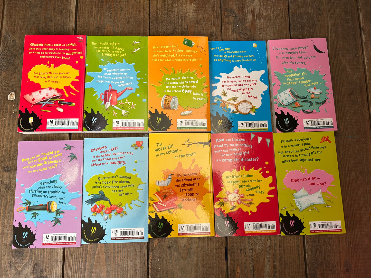 The Naughtiest girl set by Enid Blyton