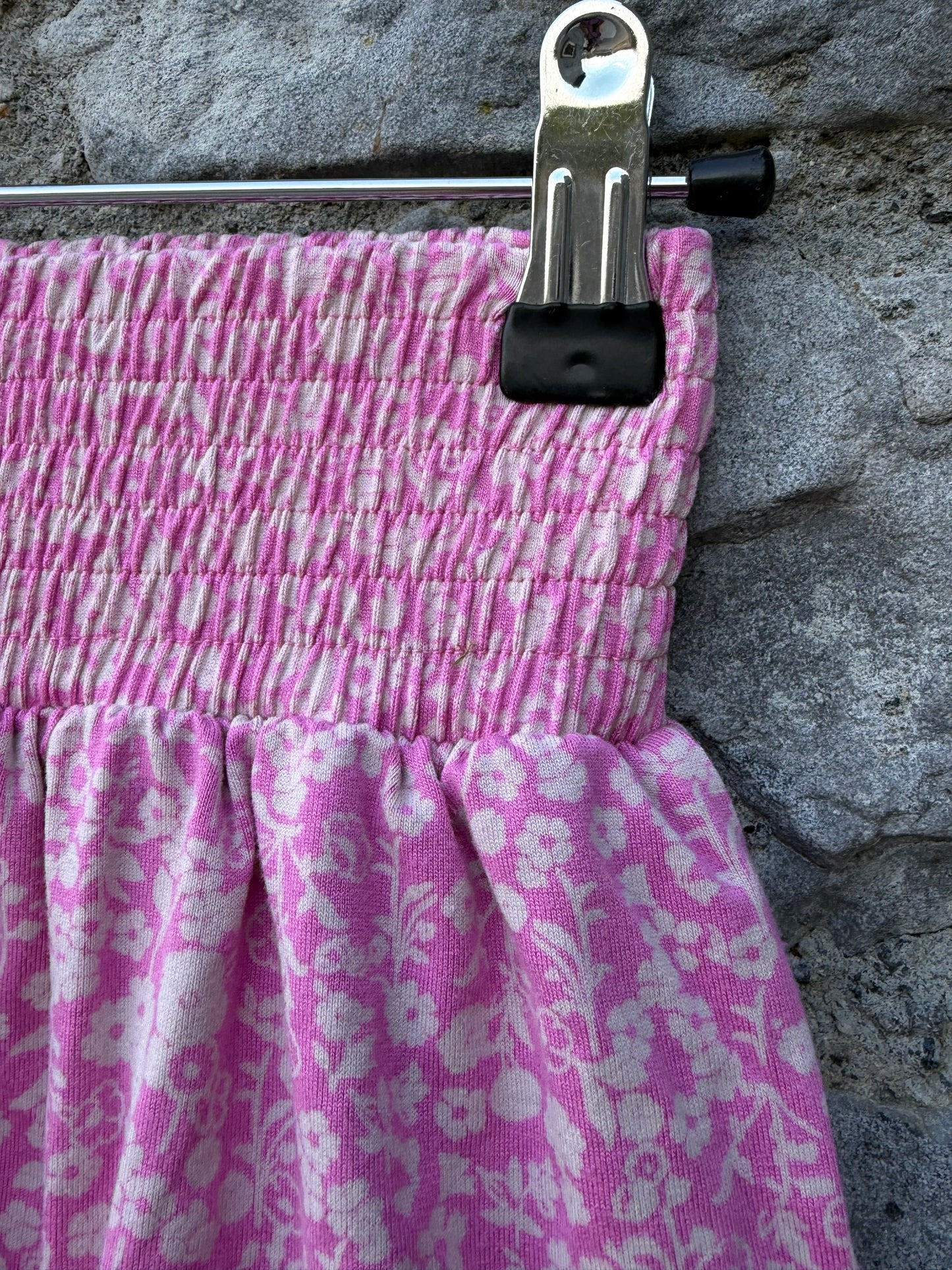Pink floral shorts  7y (122cm)