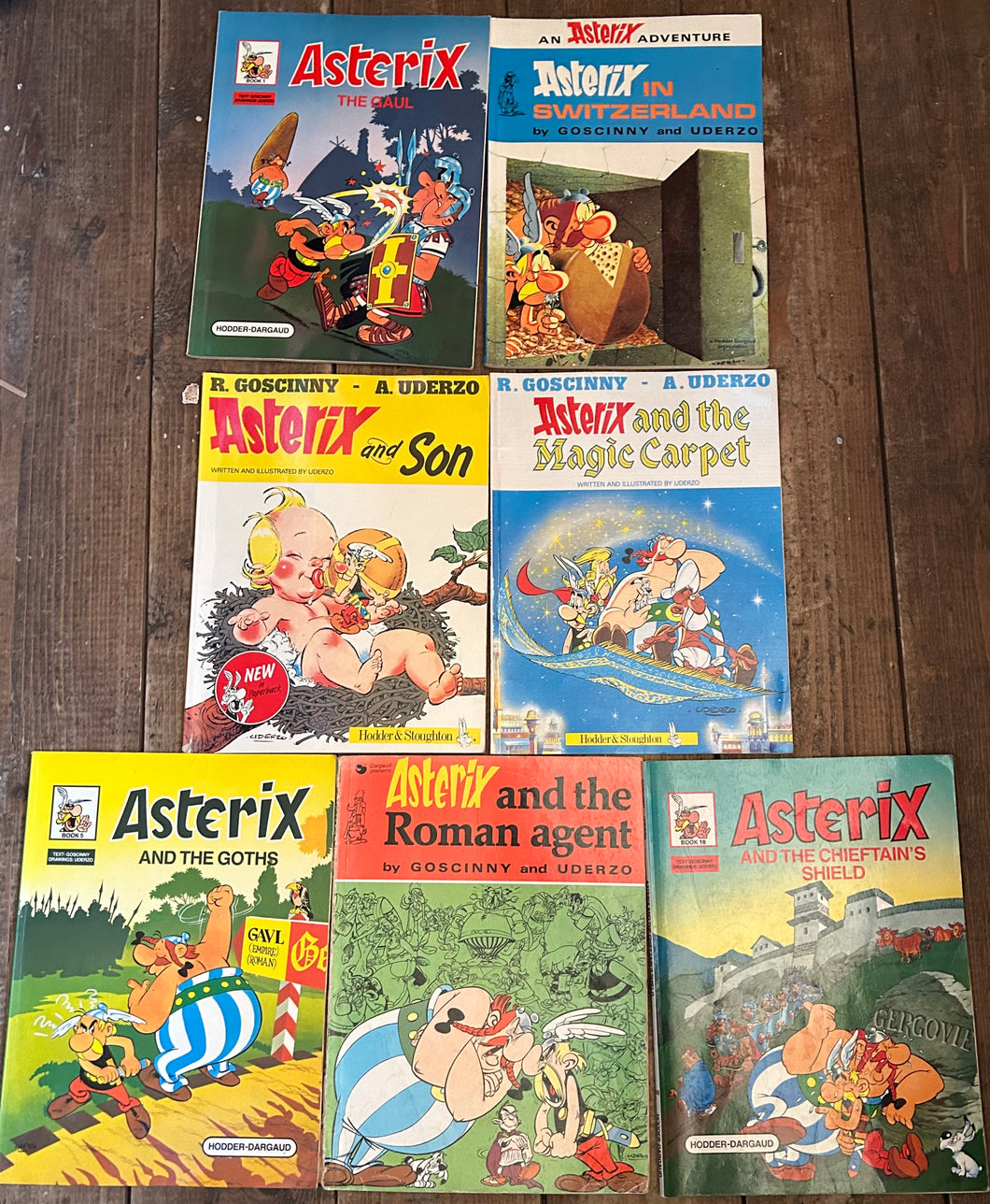 Asterix by Rene Goscinny comics set