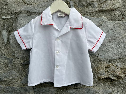 80s white shirt 2y (92cm)